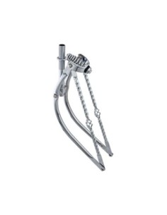 26 Lowrider Bent Spring Fork 1 Inch W/Twisted Cage Bars...